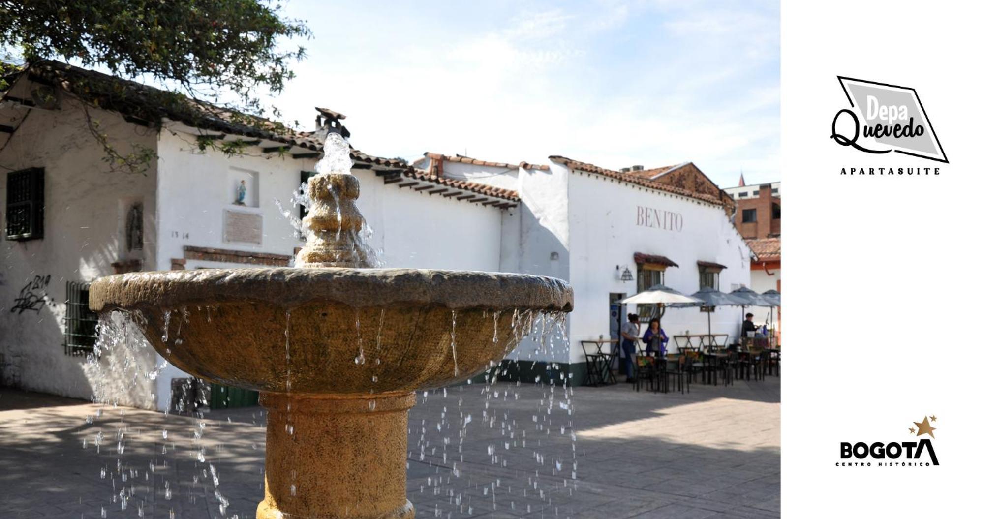Depa Quevedo - Trendy Revamped Flat - Exceptional Spot In Bogota'S Historic Colonial Square - Candelaria Exterior foto